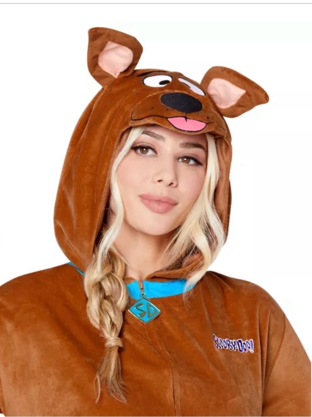 Scooby-Doo Unisex Hooded Costume Kigurumi Sleep Pajama Union Suit Outfit NWOT